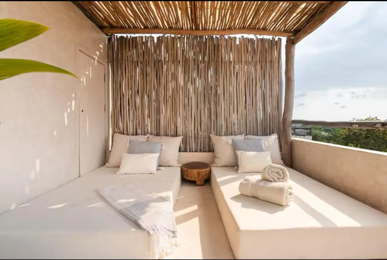 Lovely Boho Chic Apartment With Private Pool Tulum